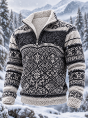 Norwegisches Flanell-Sweatshirt für Herren