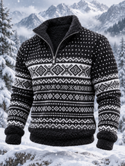 Norwegisches Flanell-Sweatshirt für Herren