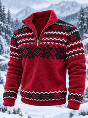 Norwegisches Flanell-Sweatshirt für Herren