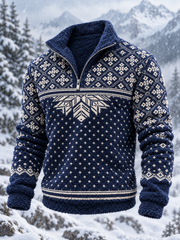 Norwegisches Flanell-Sweatshirt für Herren