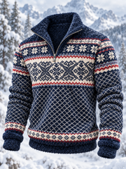 Norwegisches Flanell-Sweatshirt für Herren
