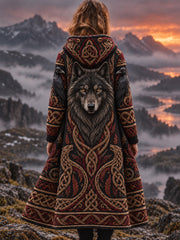 Vikinger-Design-Flanelljacke für Damen