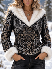 Frauen Viking Kunst Pullover