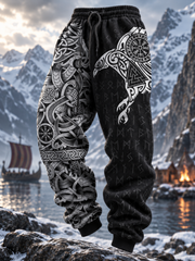 Herren Retro Viking Valknut Hosen