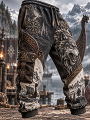 Herren-Viking-Art-Loungehose Freizeithose