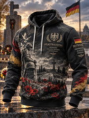 Gedenk-Kapuzenpullover zum Nationalen Trauertag der Männer